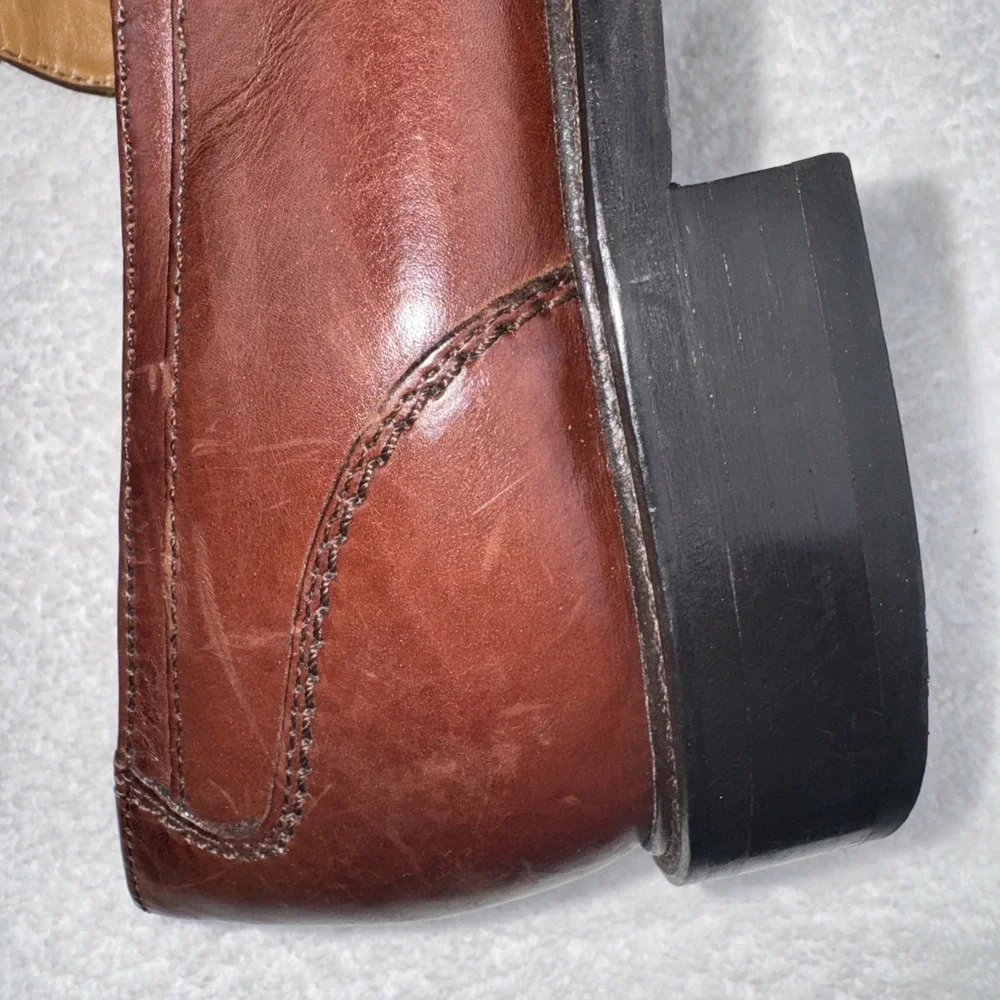 BOSTONIAN First Flex‎ Men's Brown Leather Slip On Loafer 22816 Size 10.5 M